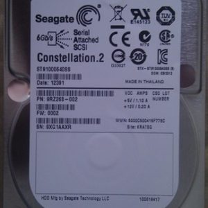 Seagate 1TB Constellation.2 2.5" 7200RPM SAS 6Gb/s Hard Disk Drive with 64MB Cache