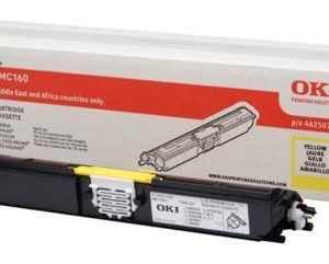 Oki C110 Yellow Toner (1,500 pages*)