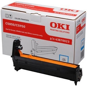 Oki 43870023 Cyan Image Drum