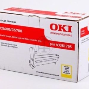 OKI C 5600 (43381705) - original - Drum kit yellow - 20.000 Pages