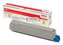 Oki 43487709 Yellow Toner Cartridge - (43487709)