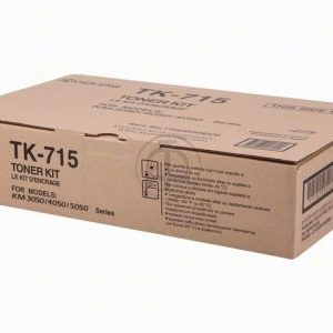 Kyocera Genuine TK-715 Black Toner - 34K Pages - 1T02GR0EU0