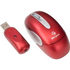 TARGUS Wireless Notebook Mouse - Silver & Red