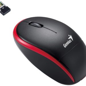 Genius Traveler 9000 2.4 GHz BlueEye Notebook Mouse, Red