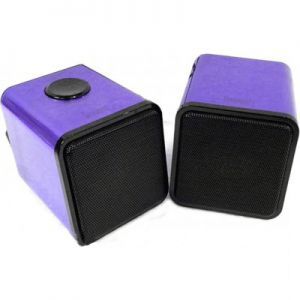 Divoom IRIS-02 USB Powered Laptop Speakers - Purple