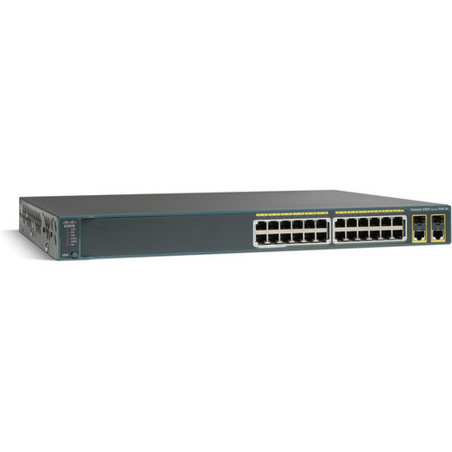 Cisco Catalyst 2960 24-Port PoE Ethernet Switch with 2 Dual-Purpose Uplinks