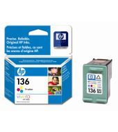 HP 136 Tri-colour Inkjet Print Cartridges C9361HE