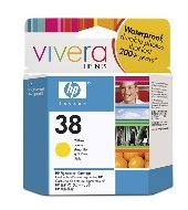 HP 38 Pigment Ink Cartridges (C9417A)