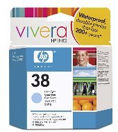 HP 38 Pigment Ink Cartridges (C9418A)