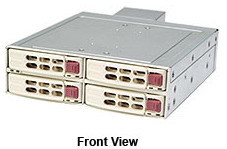 SuperMicro 4x 2.5 inch Hot-swap SAS / SATA Hard Disk Drive Tray