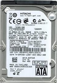 Hitachi Travelstar 7K500 0A73375 / HTS725050A9A362 500GB SATA Hard Drive