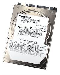 Toshiba MK4034GSX 40GB 5.4K 2.5" SATA Laptop Hard Drive