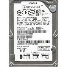 Hitachi 7K60 Series 08K0939 60GB 7.2K 2.5" IDE Laptop Hard Drive