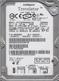 Hitachi E7K60 08K0889 60GB 7.2K 2.5" Enhanced Availability IDE Laptop Hard Drive