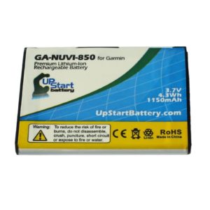 Garmin 361-00033-01 Battery - Replacement for Garmin GPS Navigator Battery (1150mAh, 3.7V, Lithium Polymer)