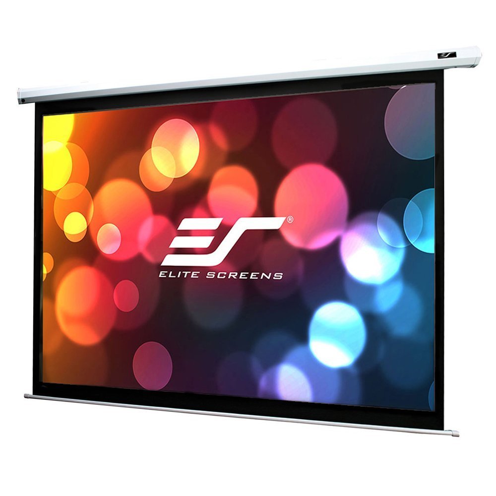 Elite Screens Spectrum Series, Electric Drop Down Projection Screen, 84-Inch Diagonal 4:3, Model: Electric84V