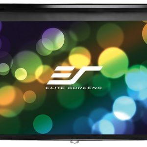 Elite Screens Manual Series, Pull Down Projection Screen with Auto Lock, 106-inch Diagonal 16:9, Model: M106UWH