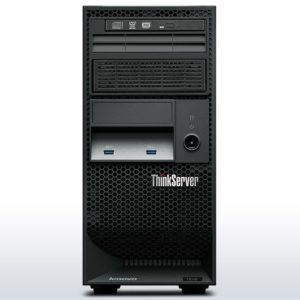 Lenovo ThinkServer TS140 70A4001LUX 5U Tower Server (3.2 GHz Intel Xeon E3-1225 v3 Processor, 4 GB ECC RAM, No HDD, DVD-ROM, No OS) Black