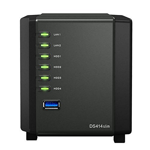 Synology America DiskStation 4-Bay Network Attached Storage (DS414slim)
