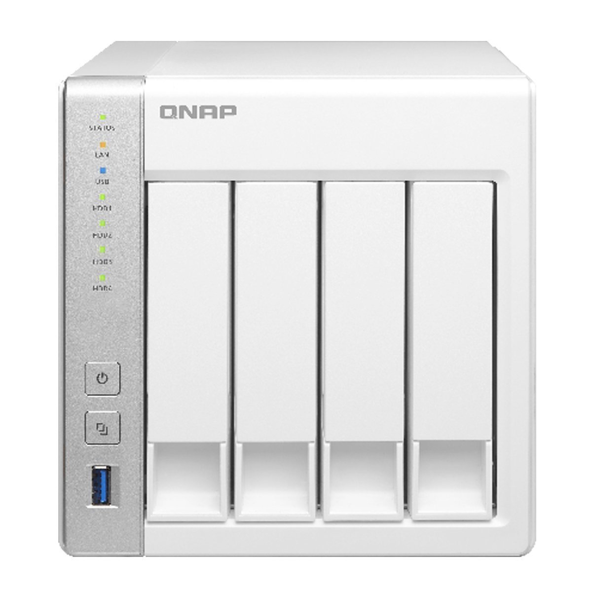 QNAP TS-431 4-bay Personal Cloud NAS with PLEX, DLNA, and Mobile Apps Support (TS-431)