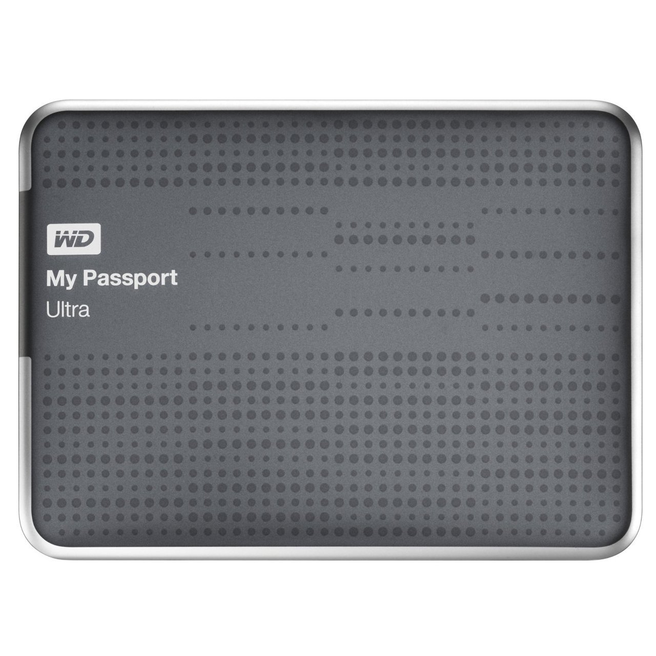 Western Digital My Passport Ultra 2TB USB 3.0 Hard Drive, Titanium