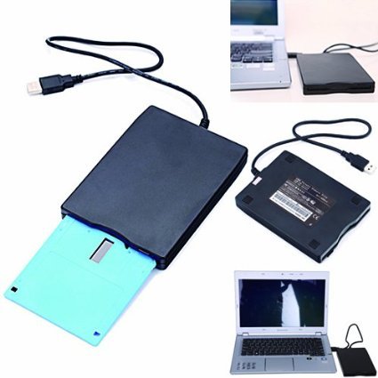 HDE External USB 1.44 MB 3.5" Floppy Disk Drive