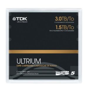 TDK LTO5 Ultrium 1.5TB/3TB with Case - 5 Pack