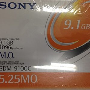 Sony EDM-9100B Rewritable Magneto Optical Disk 5.25" 9.1GB 14x 4kb/sector