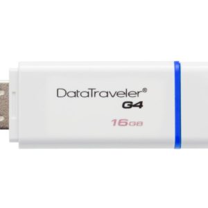 Kingston Digital 16GB Data Traveler 3.0 USB Flash Drive, Blue (DTIG4/16GBET)