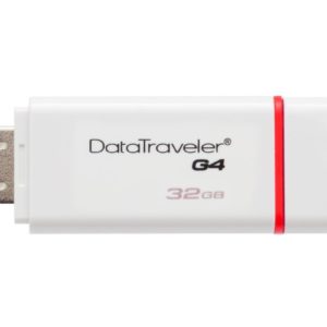 Kingston Digital 32GB Data Traveler 3.0 USB Flash Drive, Red (DTIG4/32GBET)