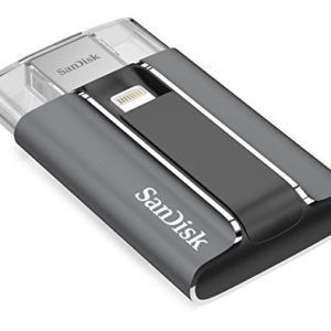 SanDisk iXpand 128GB Mobile Flash Drive with Lightning connector For iPhones, iPads & Computers- SDIX-128G-G57