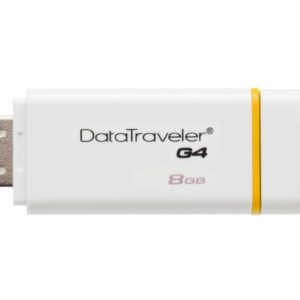 Kingston Digital 8GB Data Traveler 3.0 USB Flash Drive, Yellow (DTIG4/8GBET)