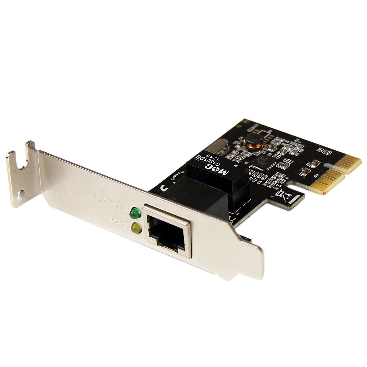 StarTech.com Low Profile 1-Port PCI Express PCIe Gigabit NIC Server Adapter Network Card