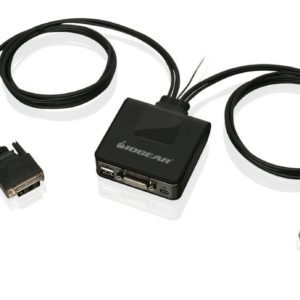 IOGEAR 2-Port USB DVI Cable KVM Switch (GCS922U)
