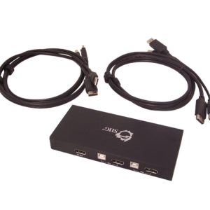 SIIG CE-KV0411-S1 2-Port DisplayPort KVM Switch