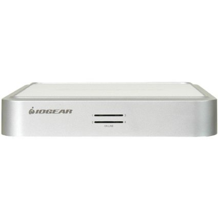 IOGEAR 4-Port MiniView USB KVM Switch with Audio and Cables GCS634U