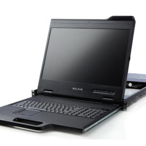Belkin F1DC108H 19-Inch Rack Console Widescreen LCD with 8PORT KVM