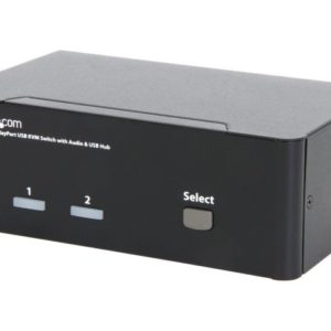 StarTech.com SV231DPDDUA 2 Port Dual DisplayPort USB KVM Switch with Audio and USB 2.0 Hub