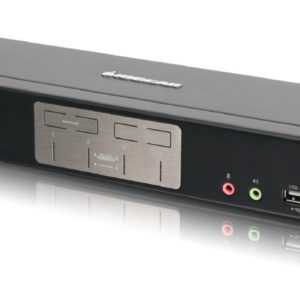 IOGEAR 4-Port Dual-Link DVI KVMP Pro Switch - Black (GCS1204G)