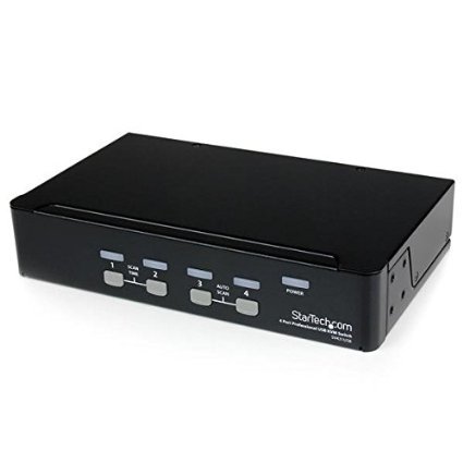 StarTech.com 4 Port Professional VGA USB KVM Switch with Hub (SV431USB)