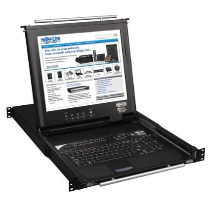 Tripp Lite B020-016-17-IP 1U Rackmount Console KVM Switch, 16-Ports, 17" LCD, IP Remote Access