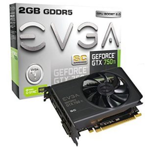 EVGA GeForce GTX 750Ti SC 2GB GDDR5 Graphics Card