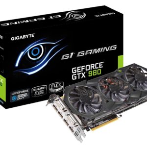 Gigabyte GV-N980G1 GAMING-4GD G1 Gaming, GeForce GTX 980, 4GB GDDR5 PCiE Video Graphics Card