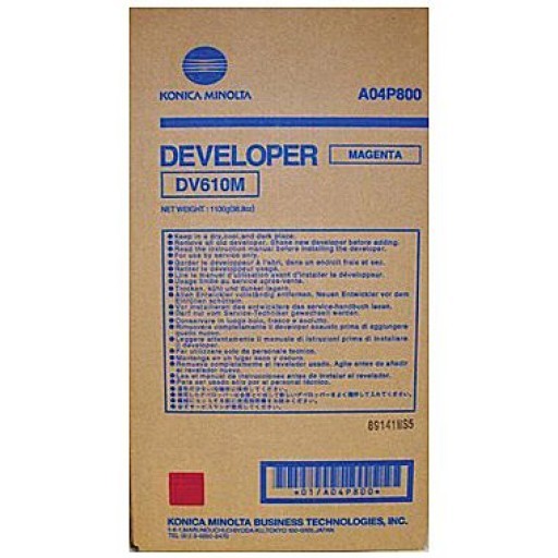 Konica Minolta DV-610M, Developer Magenta, Bizhub Press C6000, C7000, Bizhub Pro C5500- Original