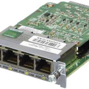 Cisco EHWIC-4ESG-P POE 4 Port 10/100/1000 Enhanced High-Speed WAN Interface Card