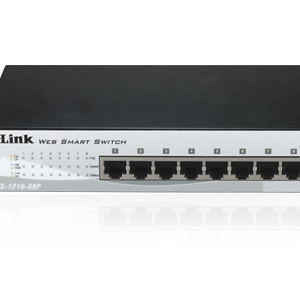 DES-1210-08P 8-port Fast Ethernet PoE Smart switch