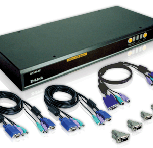 DKVM-8E 8-Port KVM Switch with Cascading Feature