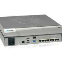 Raritan Dominion LX 8-port KVM-over-IP Switch 1 remote & 1 local user, w/ 8 CIMs