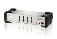 ATEN CS1734B 4-Port USB 2.0 KVMP Switch with OSD and audio