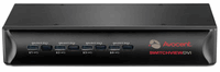 Avocent SwitchView DVI 4-Port USB KVM Switch with USB 2.0 Hub & Audio